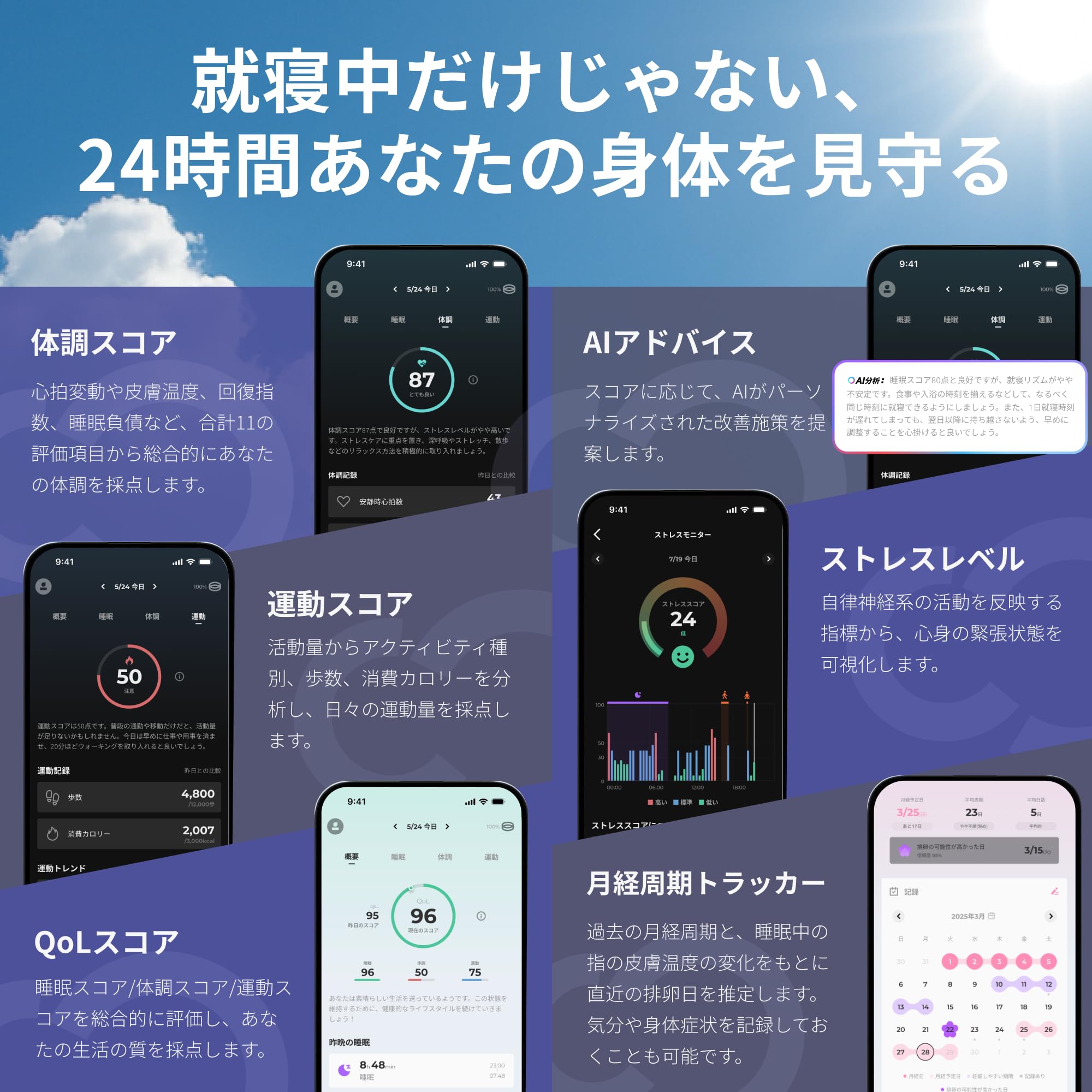 Amazon | SOXAI RING 1.1 日本製スマートリング ソクサイリング 健康